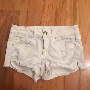American Eagle White Shorts